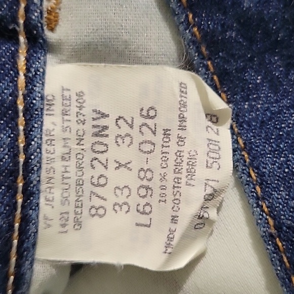 NWOT Restler Men's Denim Blue Jeans Size 33x32 - Picture 7 of 7